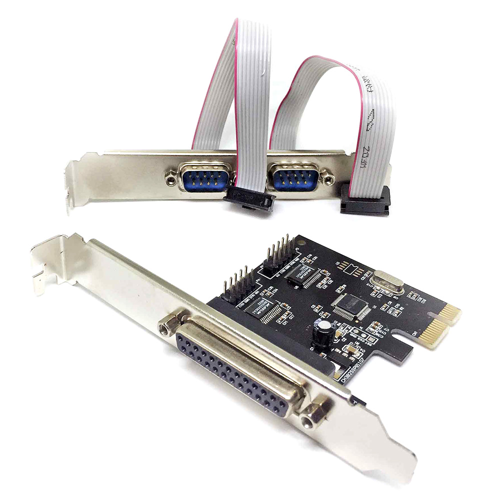 

Контроллер PCI-E Espada 2S1P port, WCH382, PCIe2S1PWCH, PCIe2S1PWCH