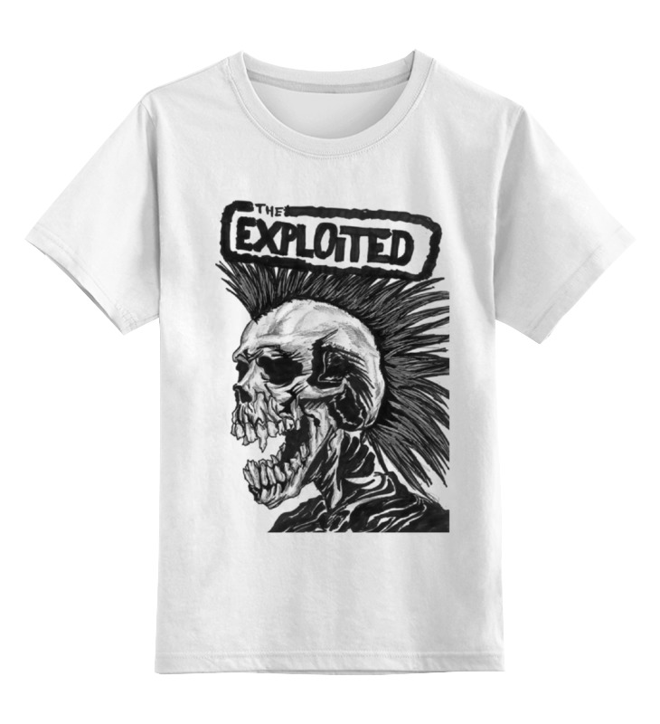 

Детская футболка классическая Printio The exploited, р. 116, Белый, 0000000683159