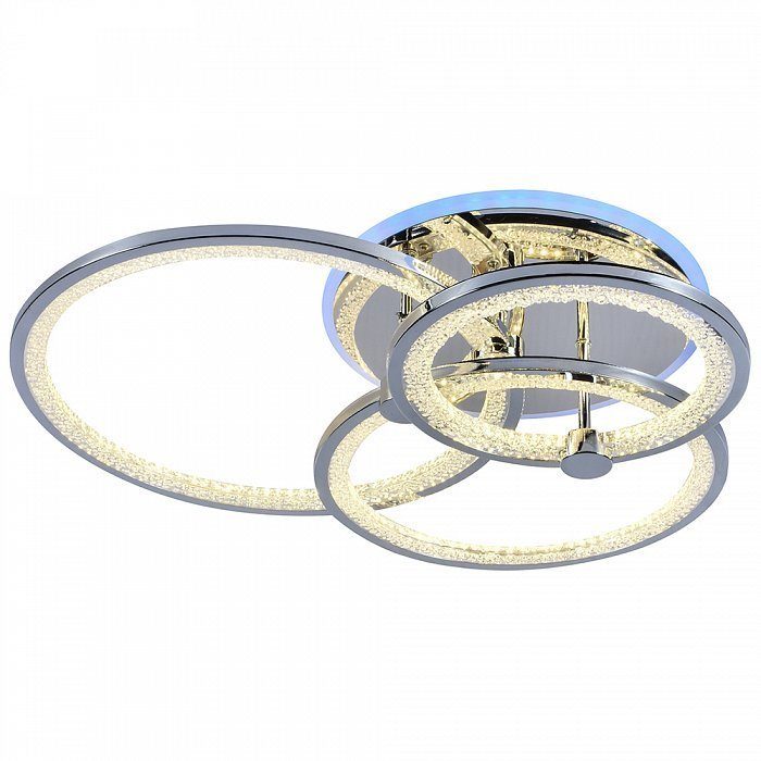 фото Светодиодная люстра 8002/3 chr 108w+7w rgb profit light
