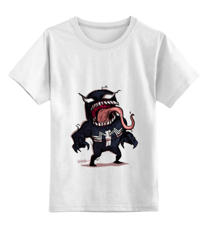 

Детская футболка классическая Printio I am venom, р. 104, Белый, 0000000676438