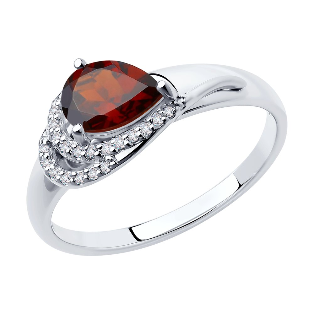 фото Кольцо женское diamant 94-310-00548-2 р.16.5