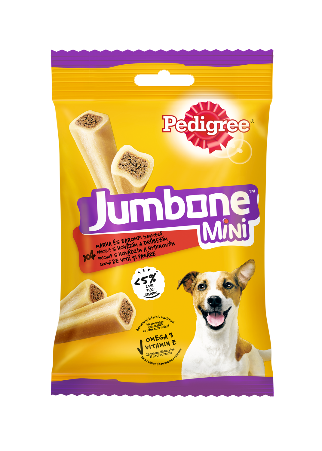 фото Лакомство для мелких собак pedigree jumbone mini, батончики с говядиной и курицей, 160г