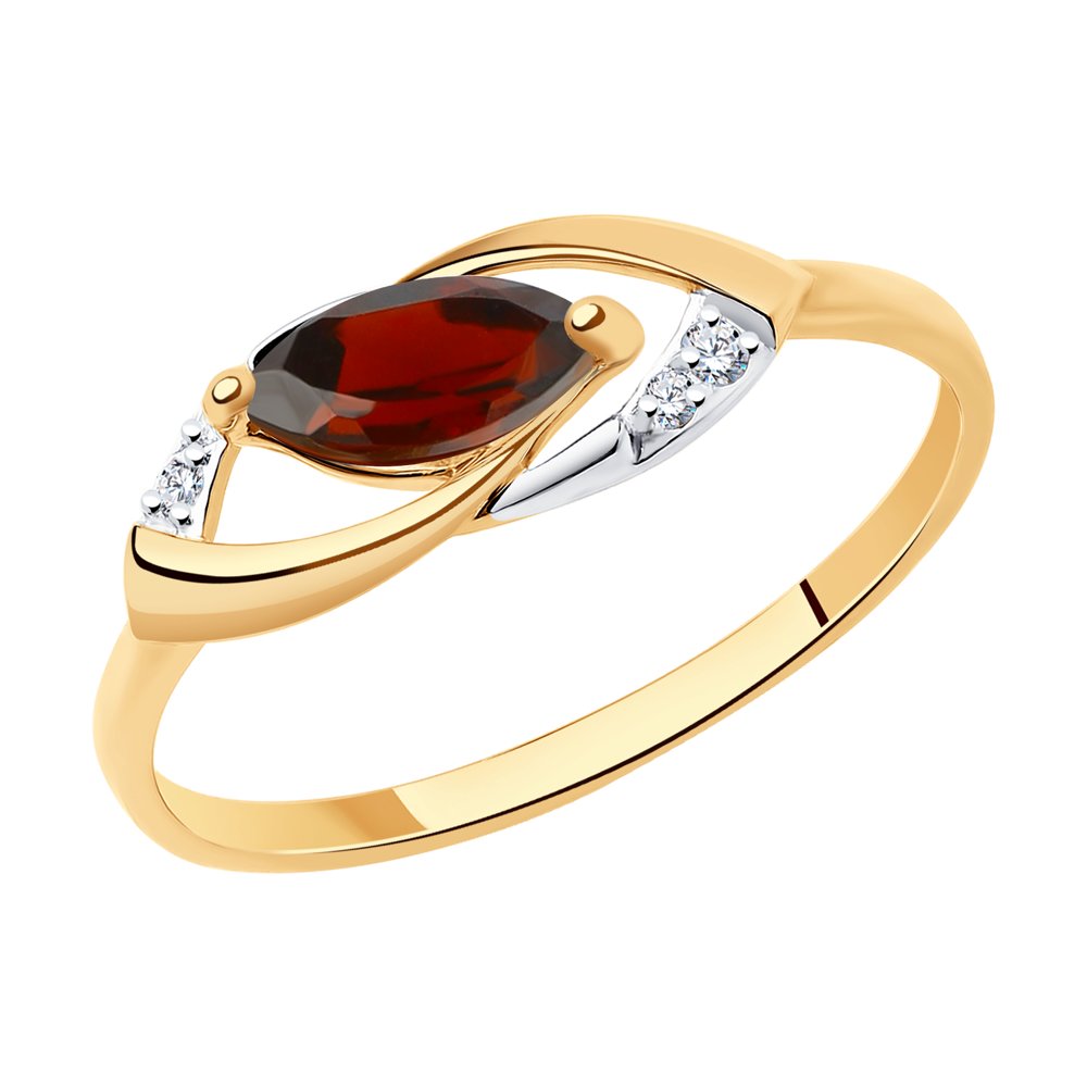 

Кольцо женское Diamant 51-310-01018-2 р.16