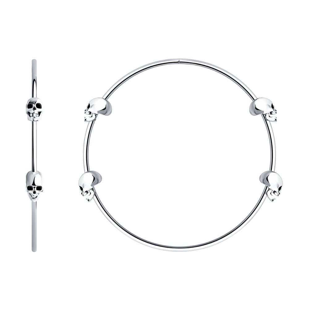 

Серьги женские из серебра SKLV 94024303, эмаль, 94024303