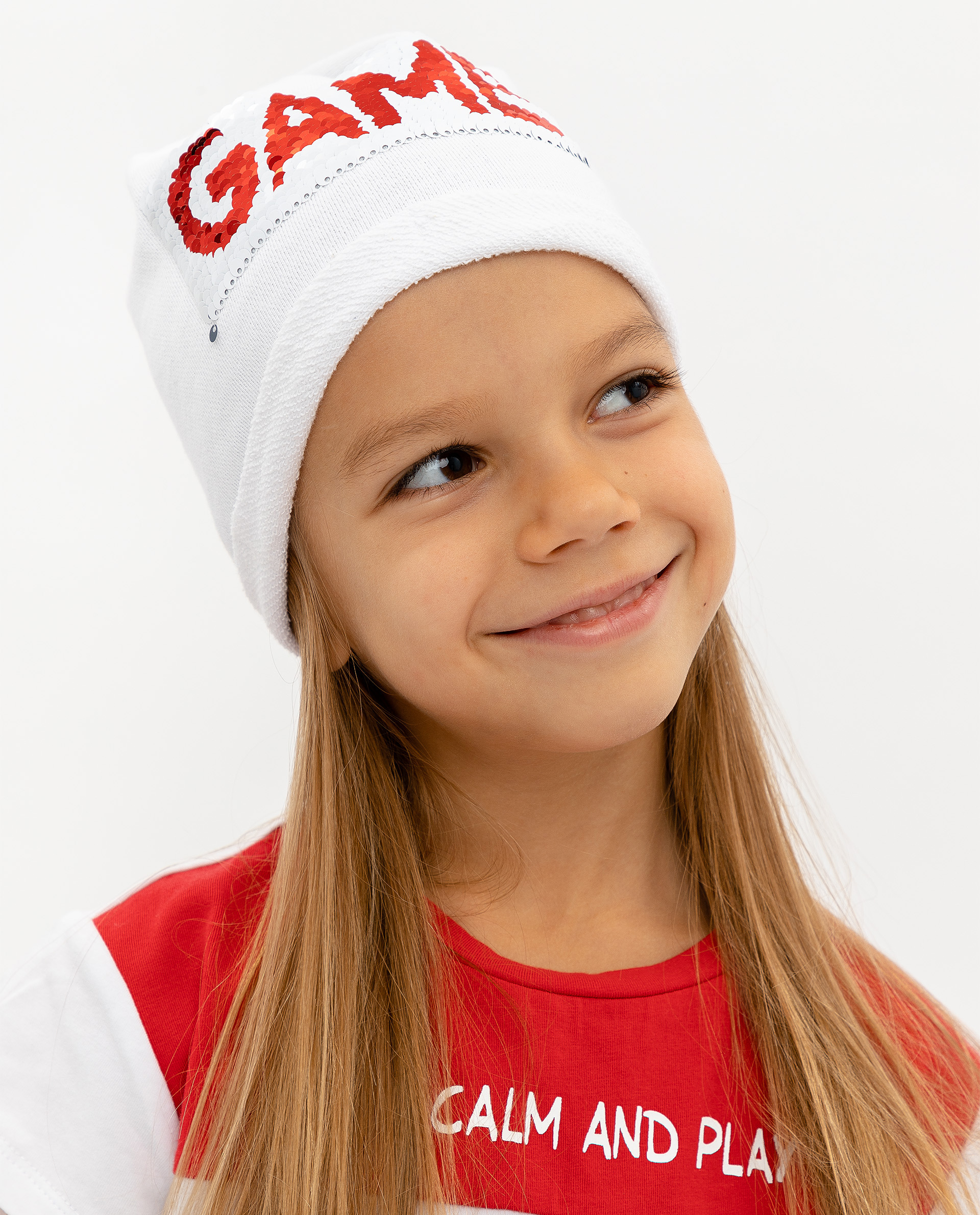 

Шапка детская Gulliver, цв. белый р-р 50, 12003GMC7308