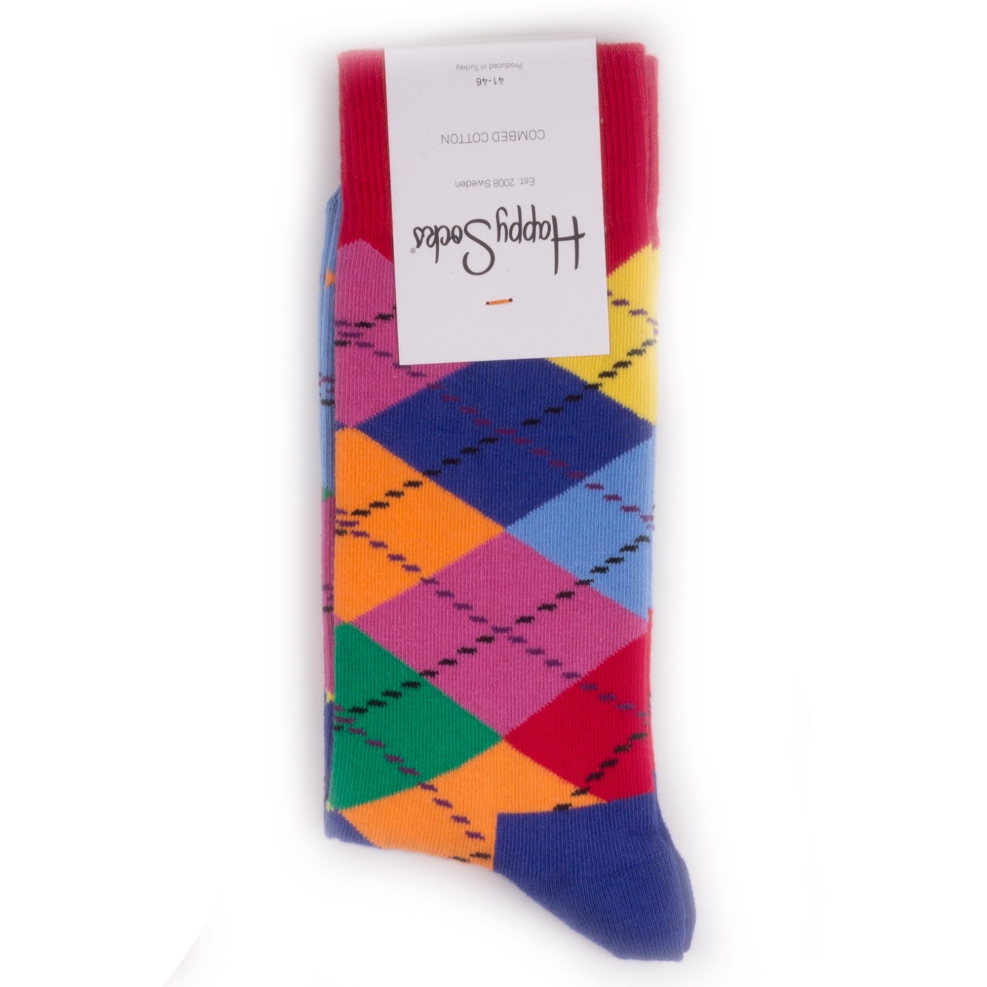 фото Носки happy socks argyle разноцветные 41-46