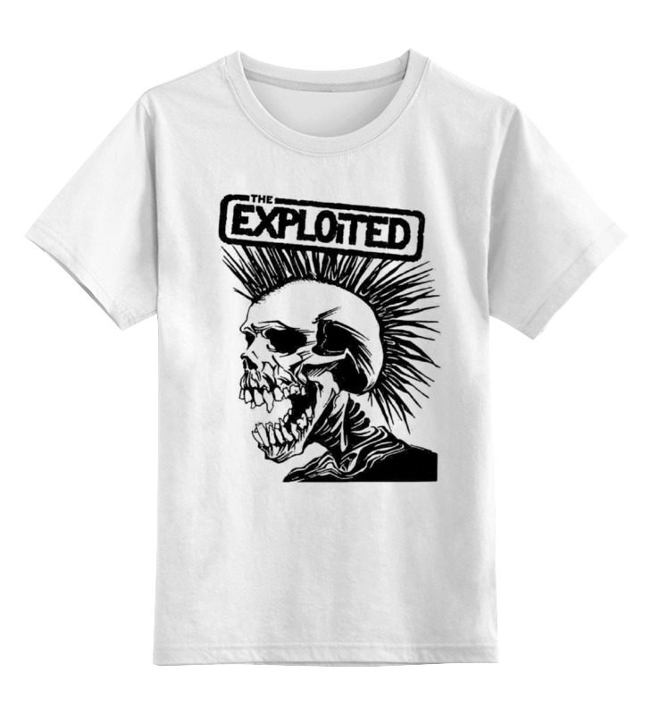 

Детская футболка классическая Printio The exploited, р. 104, Белый, 0000000683186