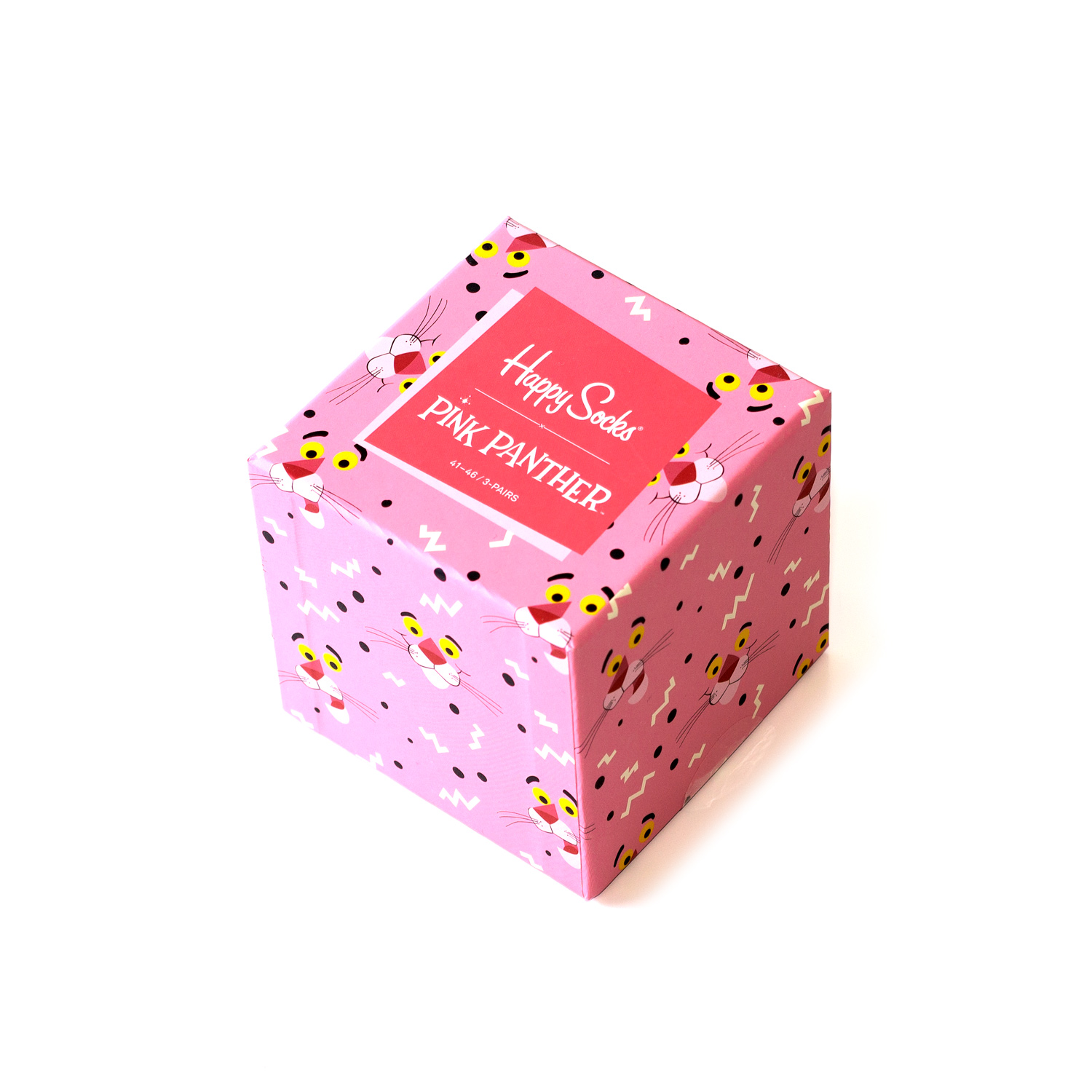 

Подарочный набор носков унисекс Happy Socks Pink Panther 3 pack розовый, Разноцветный, Pink Panther 3 pack