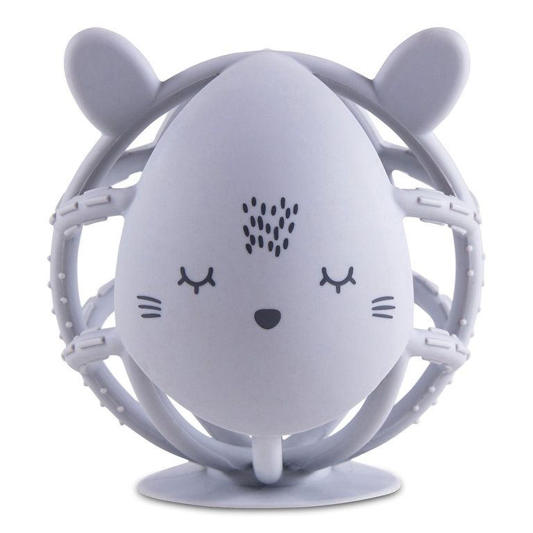 

Силиконовый прорезыватель TinyTwinkle Серый зайчик