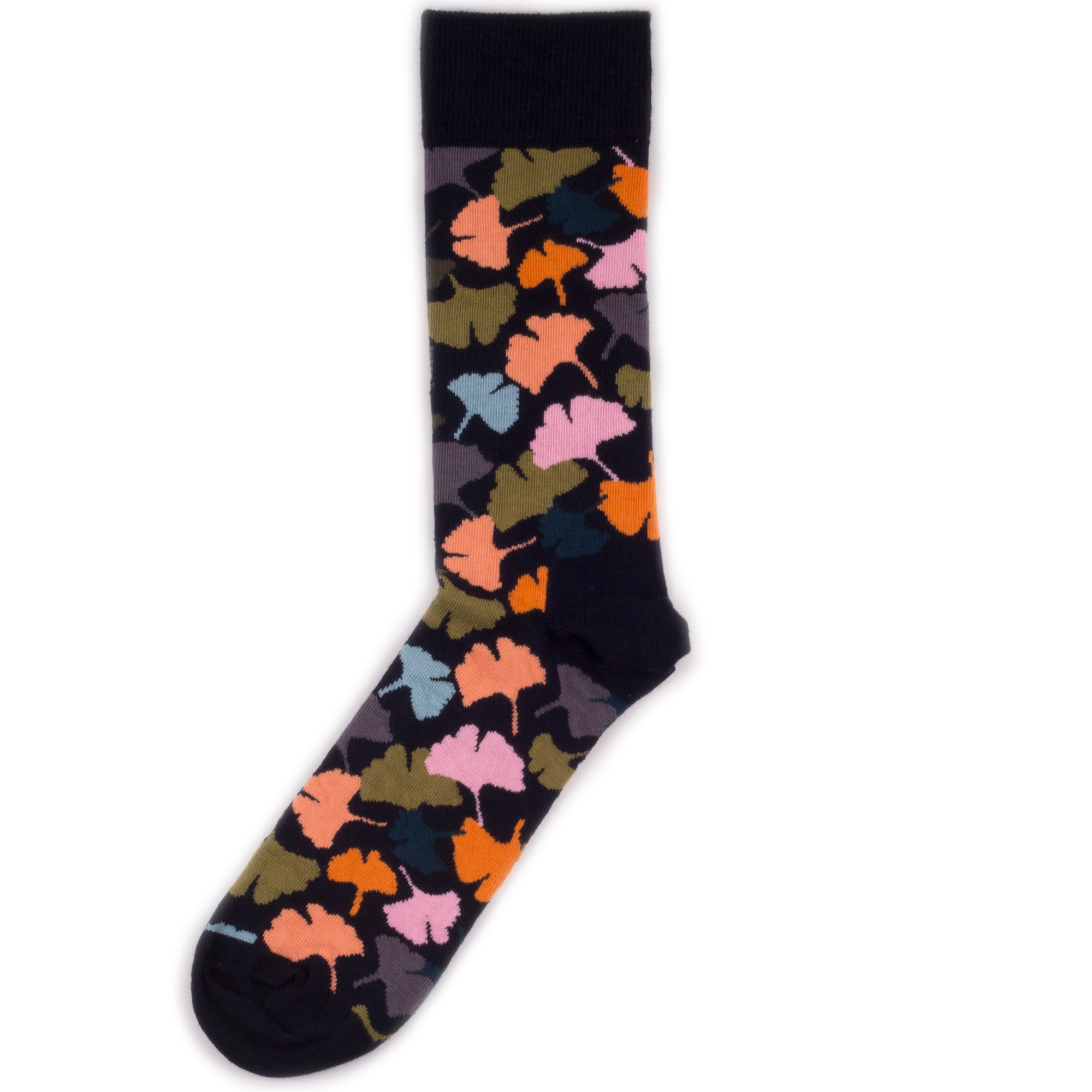 фото Носки унисекс happy socks ginko коричневые 36-40