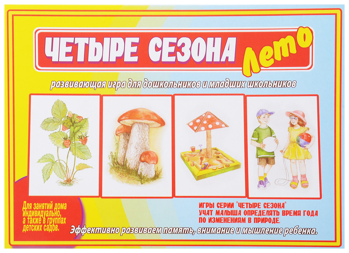 Игра-лото Весна-Дизайн Четыре сезона Лето 345₽