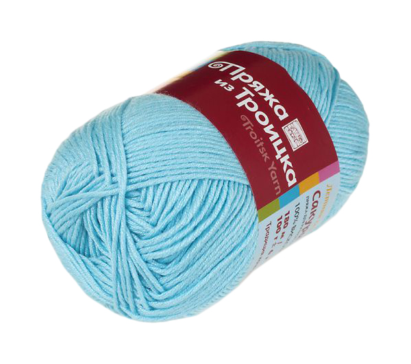 

Пряжа из Троицка "Сакура", цвет: 0522 бирюза, 180 м, 100 грамм