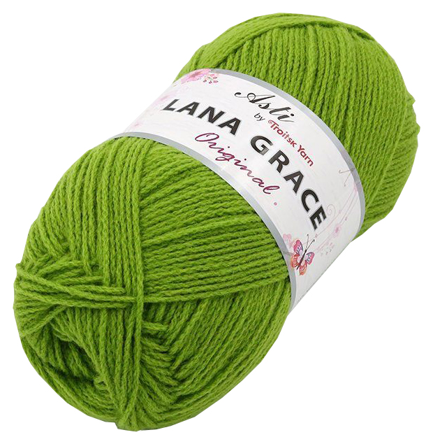 

Пряжа из Троицка Lana Grace Original, цвет: 1550 аспарагус, 300 м, 100 г (5 мотков) 5 шт.