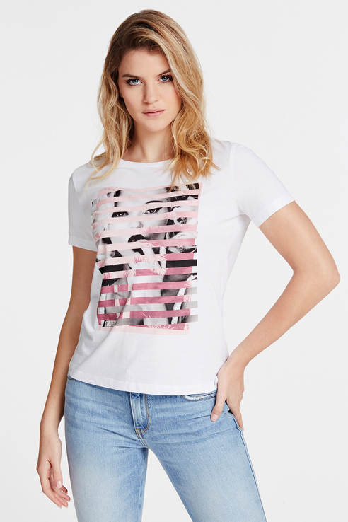 

Футболка женская Guess W0GI40K46D0 белая XS, W0GI40K46D0