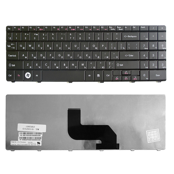 

Клавиатура TopON для ноутбука Packard Bell EasyNote DT85, MT85, ST85, ST86, TN65 Series