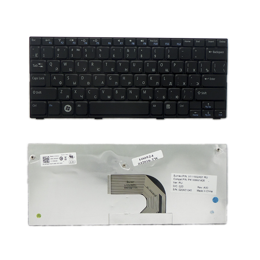 

Клавиатура TopON для ноутбука Dell Inspiron Mini 1012, 1018 series