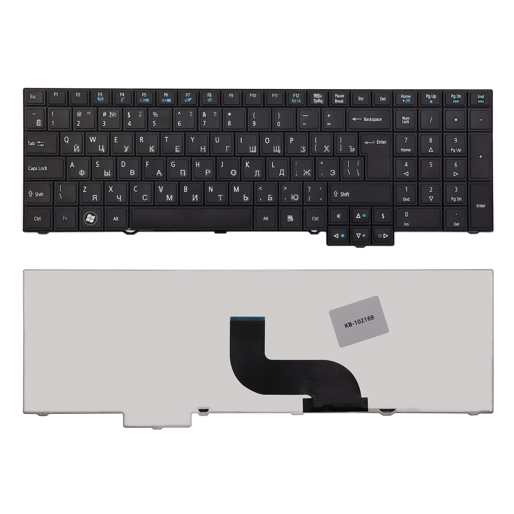 

Клавиатура TopON для ноутбука Acer TravelMate 5760, 7750, 6595TG Series