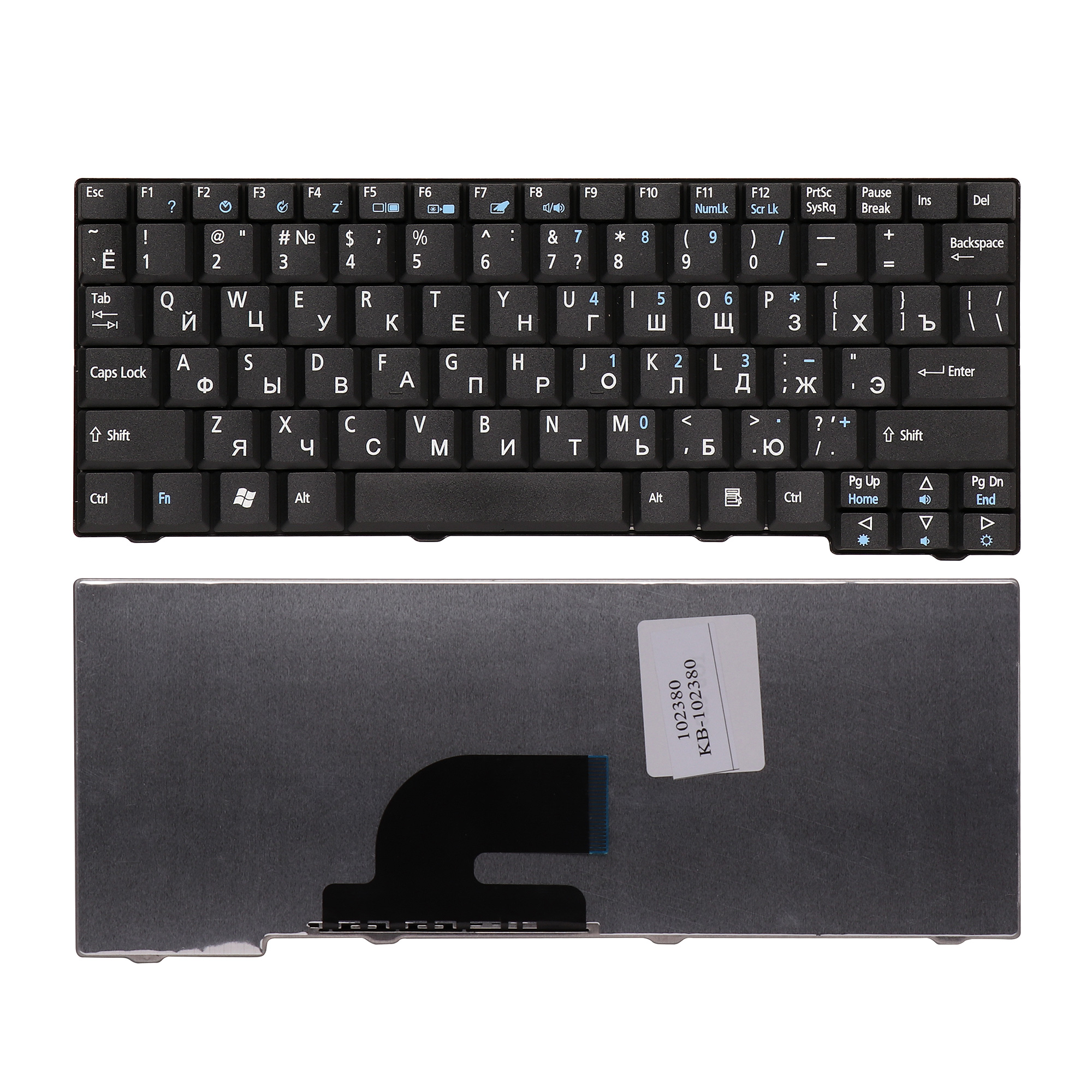 Клавиатура TopON для ноутбука Acer Aspire One 531, A110, A150, D150, ZG5 Series