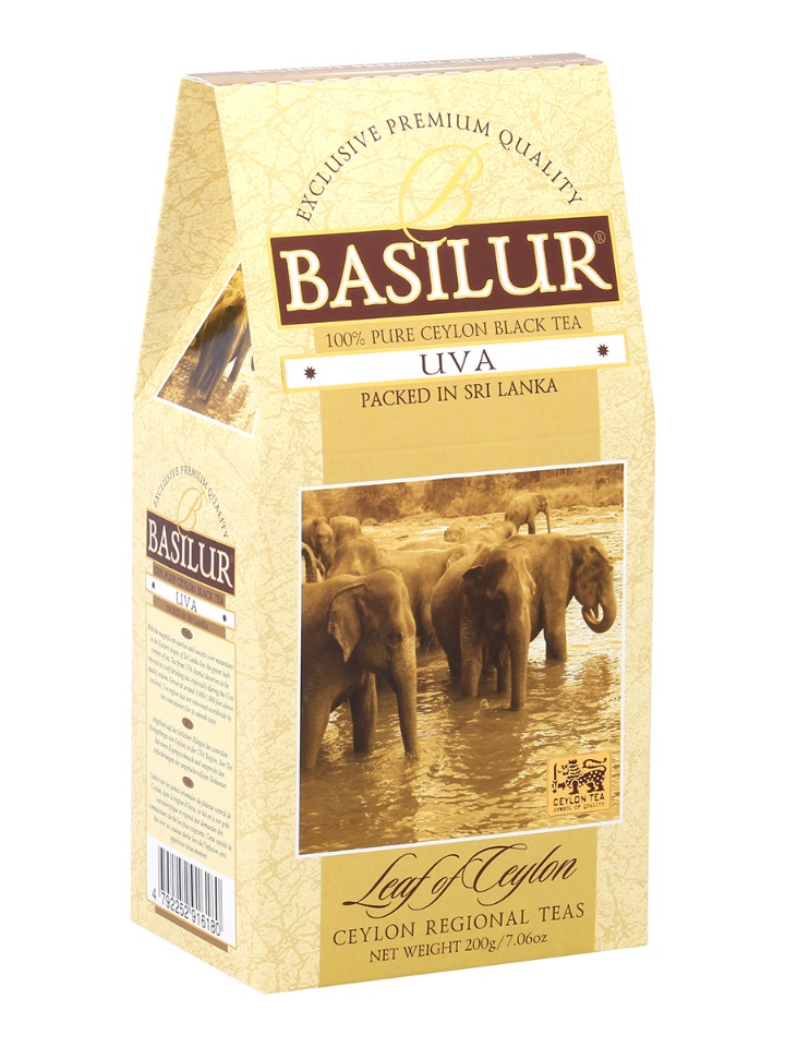 

Чай Basilur Лист Цейлона Ува черный листовой 200 г