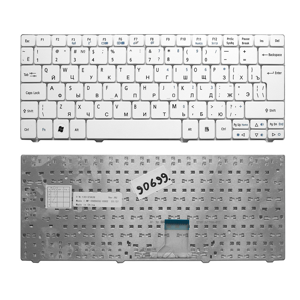 Клавиатура TopON для ноутбука Acer 1810, 1830T, 721, 722, 751 Series