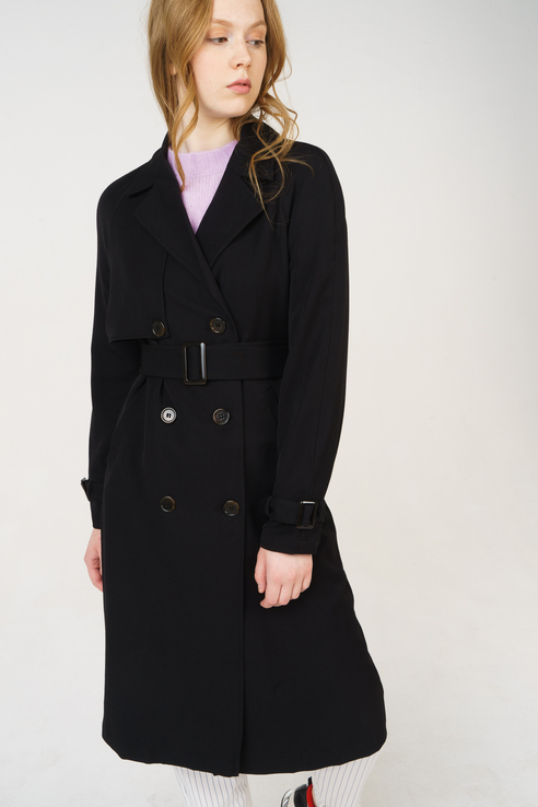 

Тренч женский Vero Moda 10206981 черный 44, 10206981