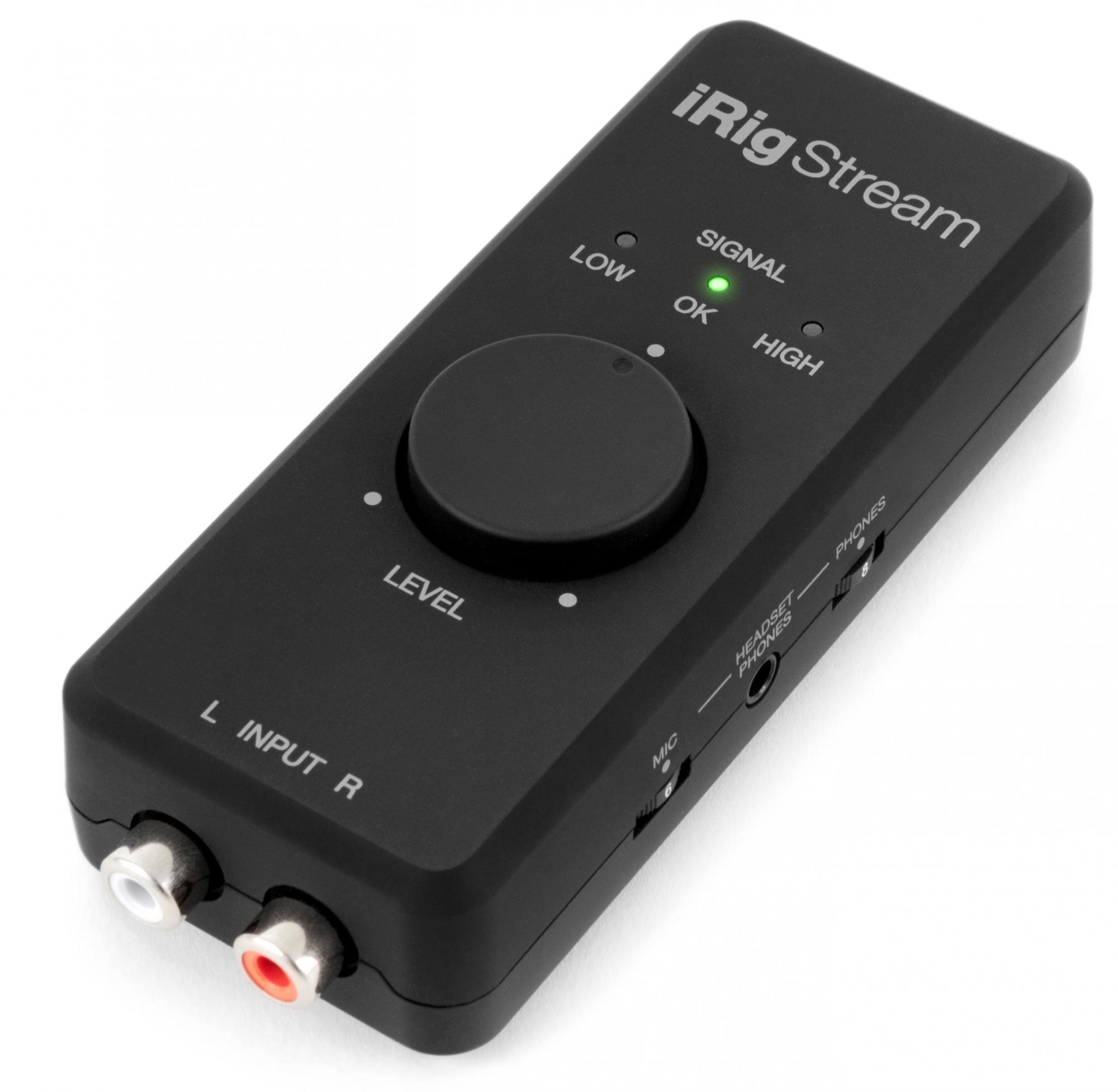 фото Аудиоинтерфейс ik multimedia irig stream (black)