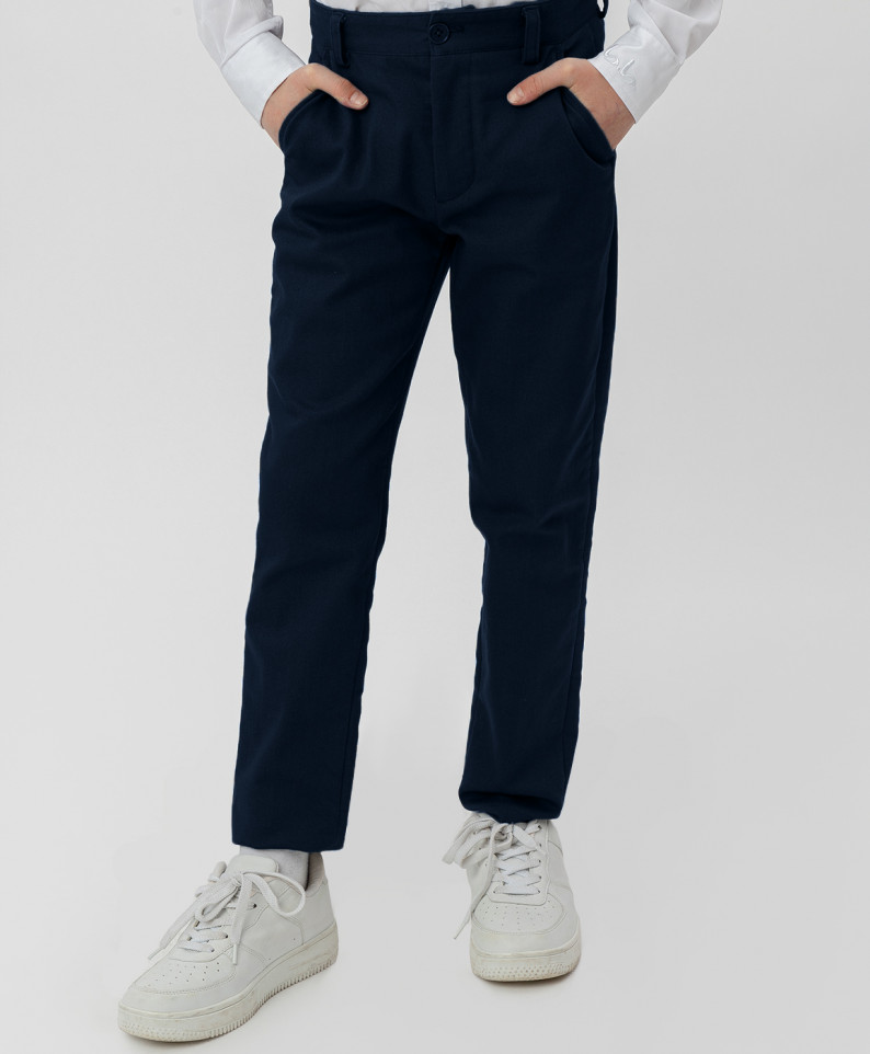 

Синие брюки-слим BUTTON BLUE 220BBBS63011000, размер 146, 220BBBS6301