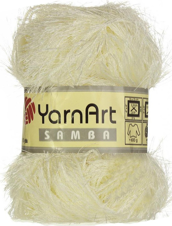 

Пряжа YarnArt 372009 Samba 830 молочный, Samba