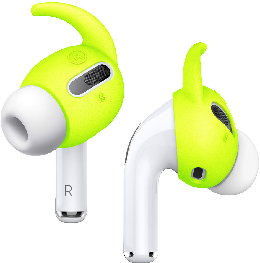 

Держатели Elago Earbuds Hook для AirPods Pro Neon Yellow, Earbuds Hook для AirPods Pro