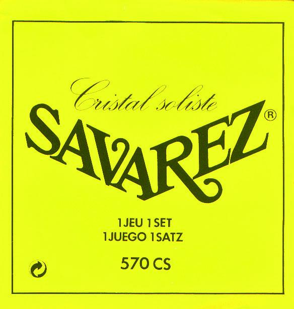 фото Струны для классической гитары savarez 570cs cristal soliste yellow high tension 24-41