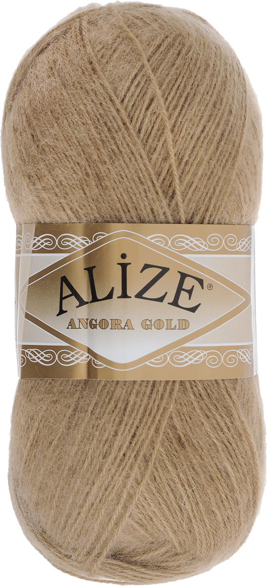 

Пряжа Alize 364111 Angora Gold 95 светло-бежевый, Angora Gold