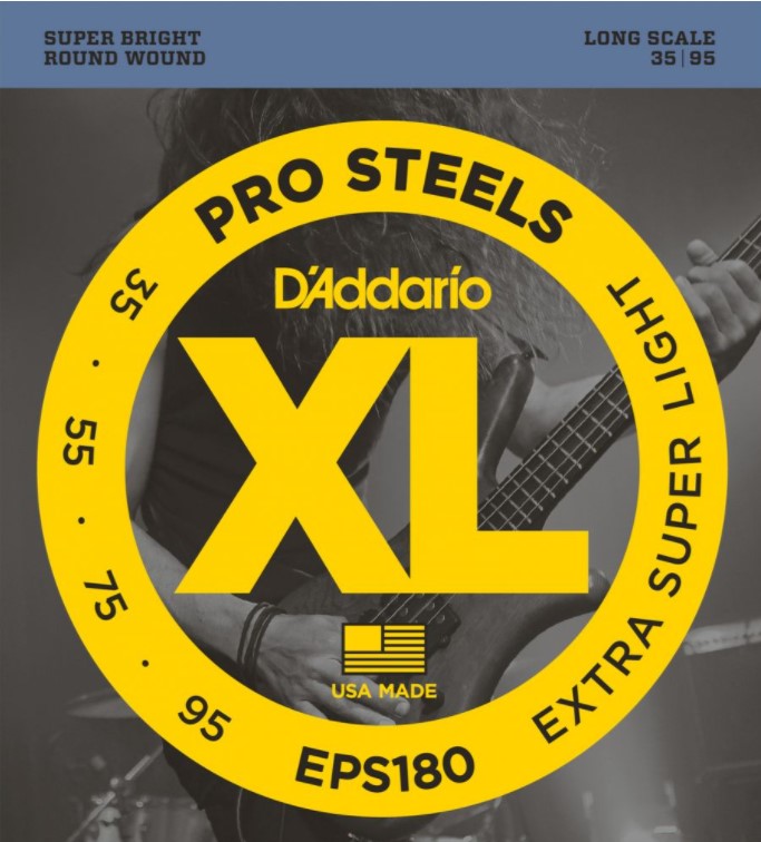 

Струны для бас-гитары D'ADDARIO EPS180 35-95, D'Addario (Дадарио)