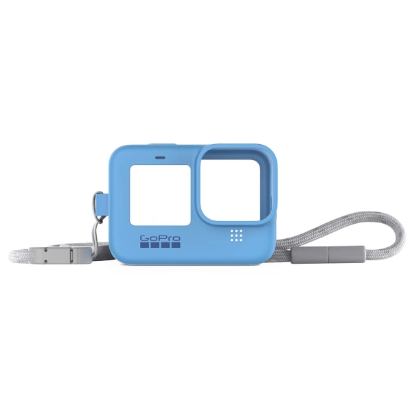 фото Чехол gopro adsst-003 sleeve + lanyard blue