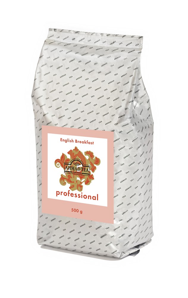 Чай Ahmad Tea,Professional, Английский завтрак, чёрный, листовой, пакет, 500г