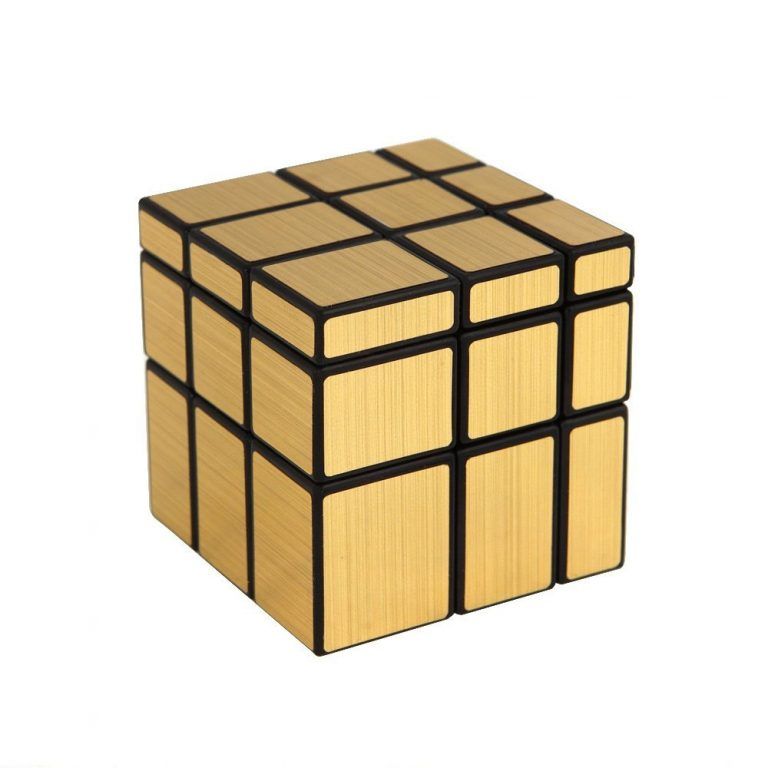 фото Зеркальный кубик 3x3x3 непропорциональный золотой fanxin