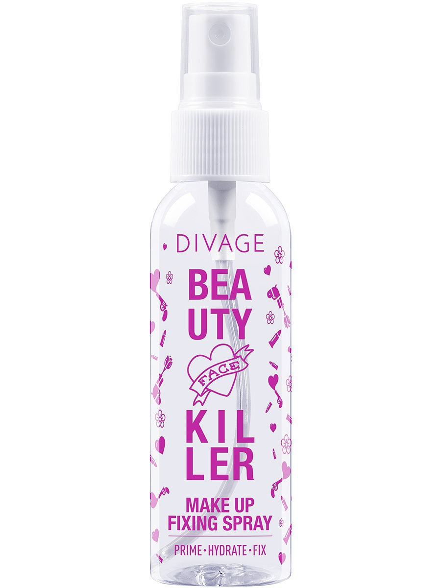 Спрей для фиксации макияжа Divage Bkiller Fixing Spray, 60 мл greenini мист для фиксации макияжа 100