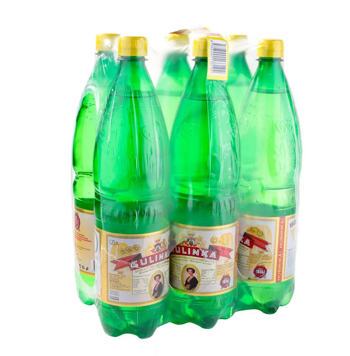 

Вода минеральная SULINKA газированная, 1.25 л/6шт