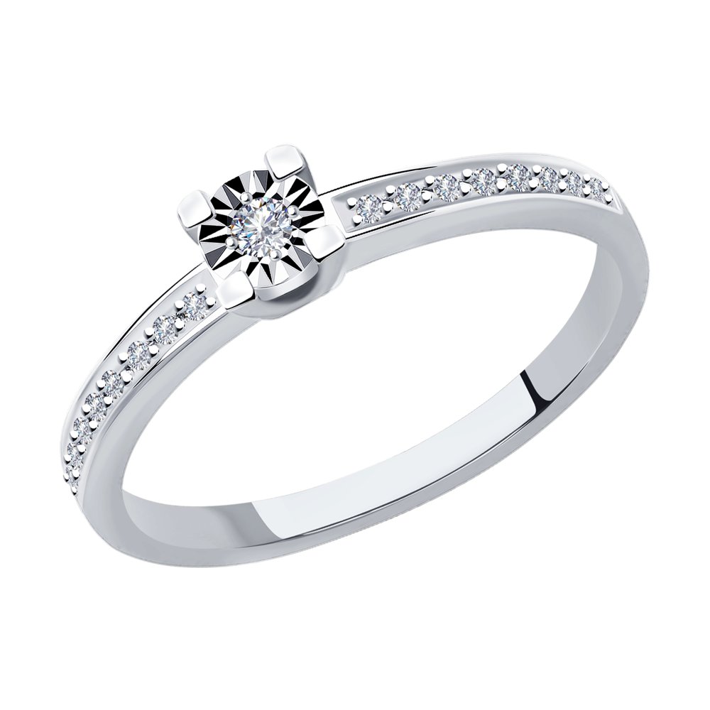 

Кольцо из золота р. , SOKOLOV Diamonds 1012023, бриллиант, 1012023