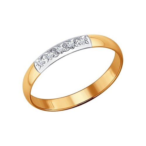 

Обручальное кольцо женское SOKOLOV из золота с бриллиантами 1110168 р.19, 1110168