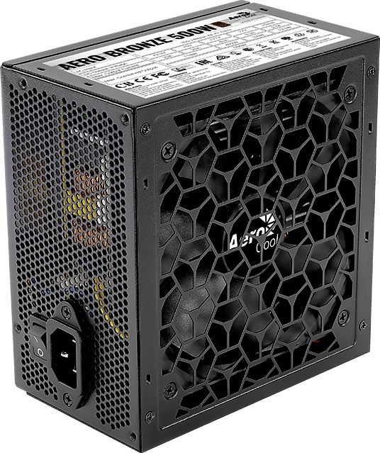 фото Блок питания компьютера aerocool aero bronze 500w