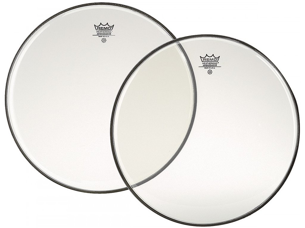 

Пластик для малого барабана Remo Ambassador Hazy SA-0114-00, Белый