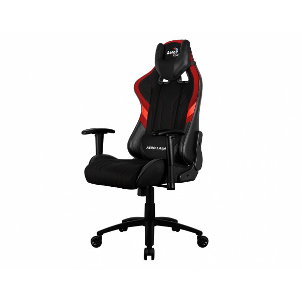 фото Кресло игровое aerocool aero 1 alpha black red