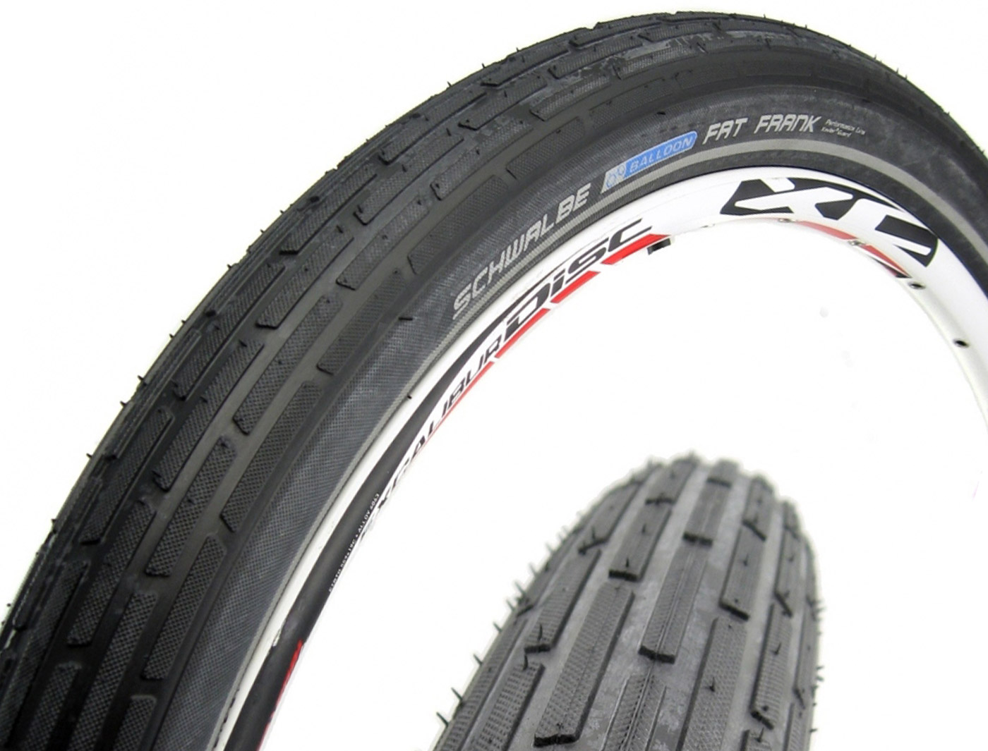 фото Велопокрышка schwalbe fat frank k-guard,60-559,26х2,35 sbc hs375 sbc черная