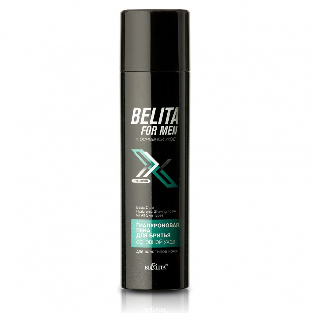 Купить Гиалуроновая пена для бритья для всех типов кожи БЕЛИТА «Основной уход», 250 мл., Белита