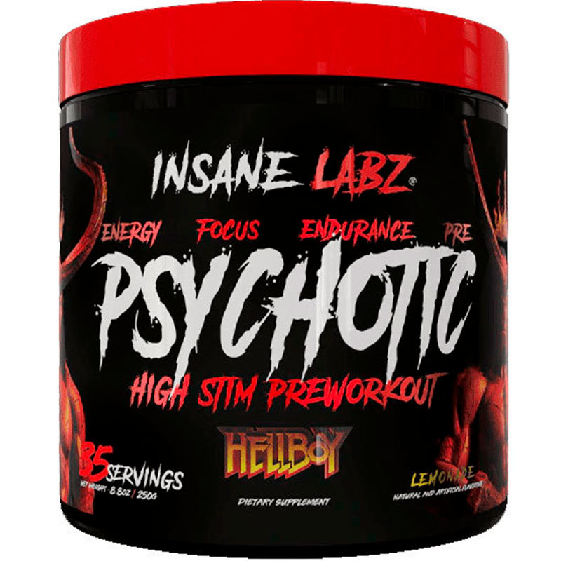 Предтренировочный комплекс INSANE LABZ Psychotic Hellboy Edition 