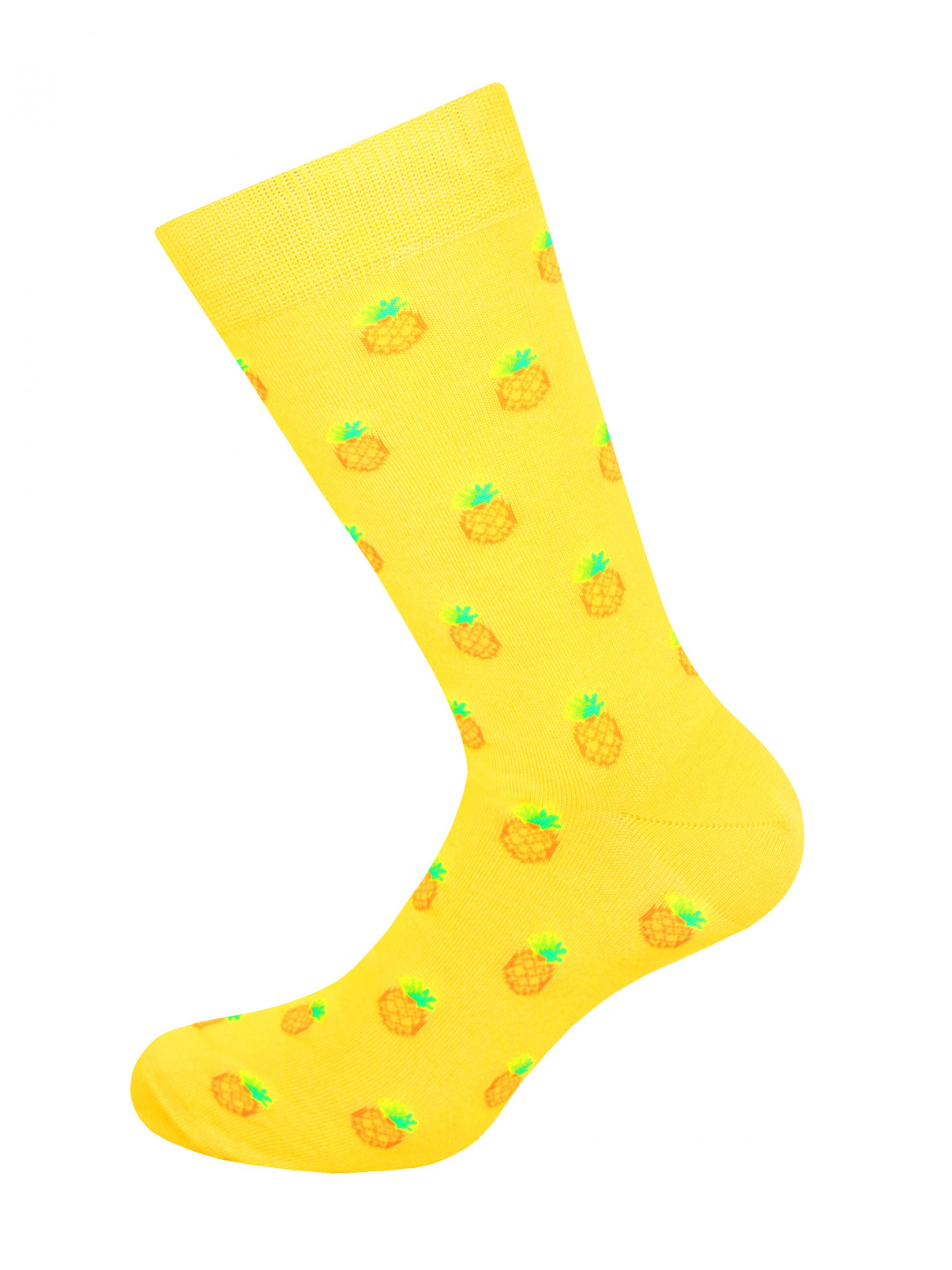 фото Носки мужские lui pineapple (с.) желтые 41-44