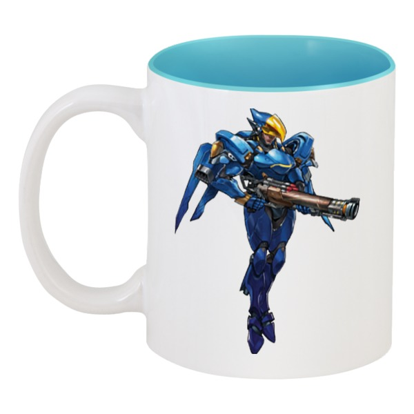 

Кружка Printio цветная внутри Pharah overwatch фарра овервотч