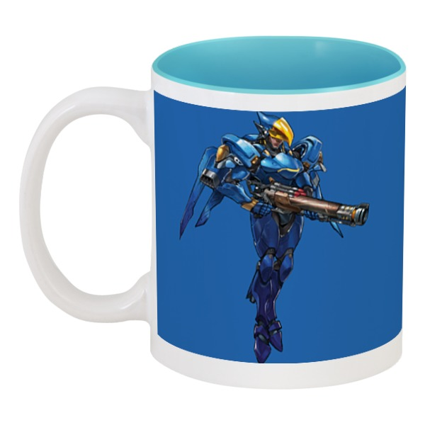 

Кружка Printio цветная внутри Pharah overwatch фарра овервотч
