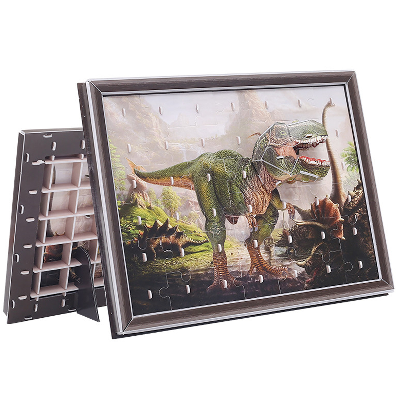 Купить 3D-пазл Zilipoo динозавр 41 деталь,