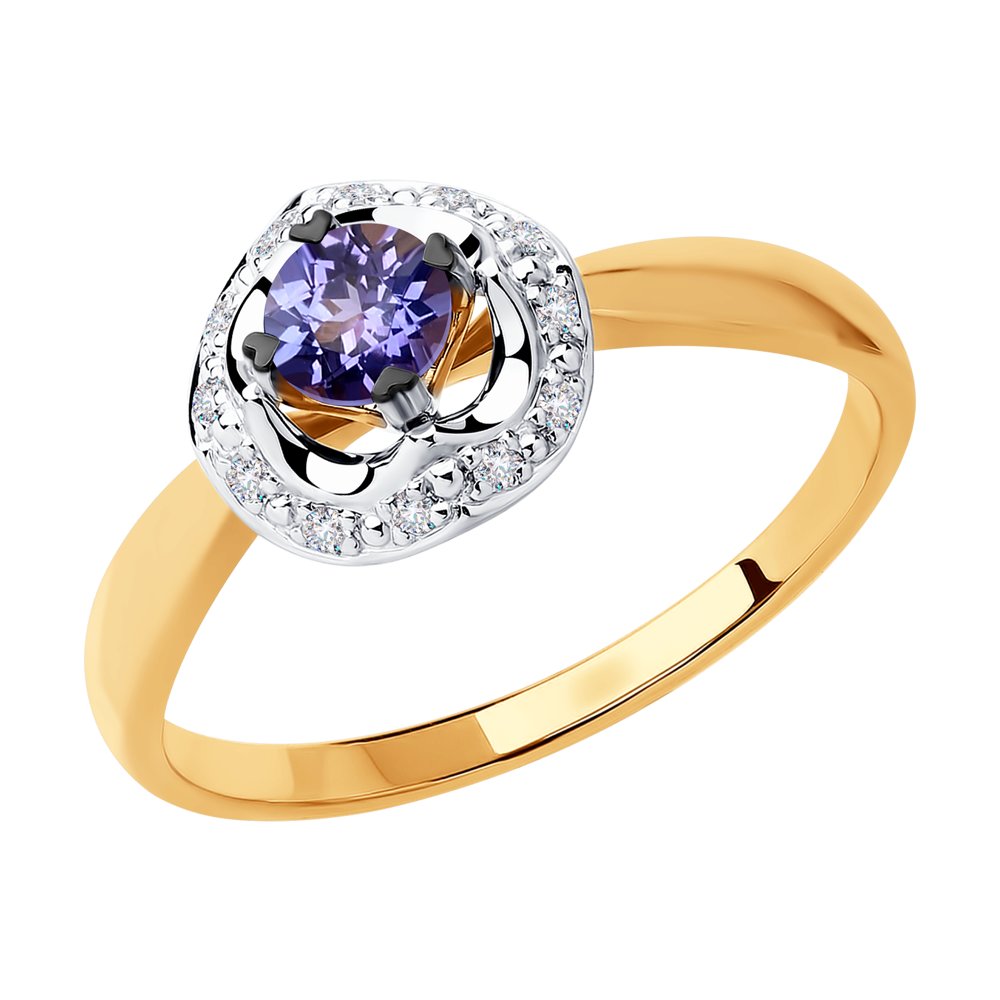 

Кольцо из золота с бриллиантом р. 18 SOKOLOV Diamonds 6014113, 6014113